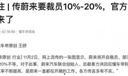 蔚来被裁员爆料最新消息,最新爆料揭示裁员规模与原因
